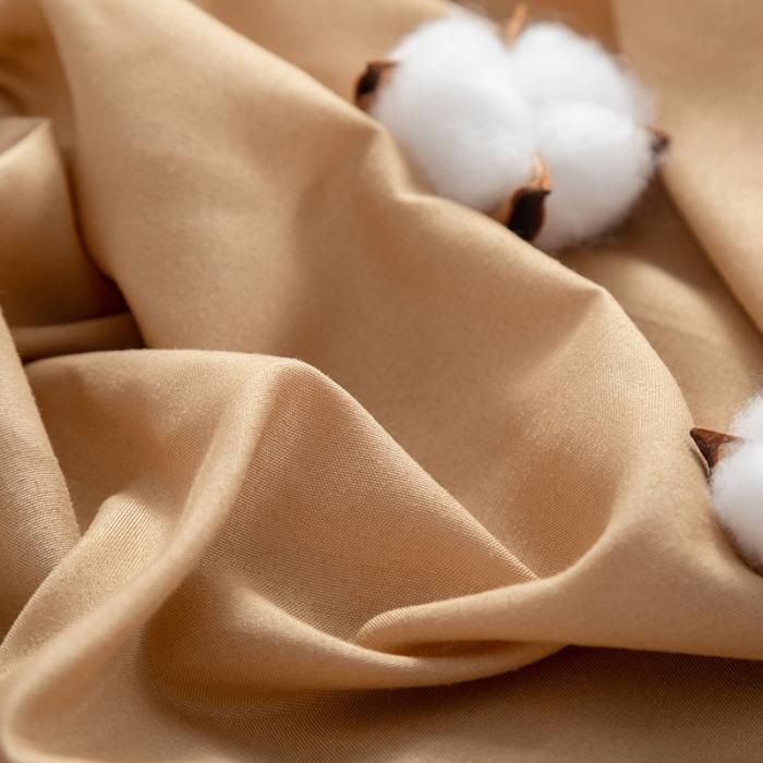 91家纺网 家纺一手货源 找家纺 贝拉梦 芦荟棉纯色单品床笠 米驼