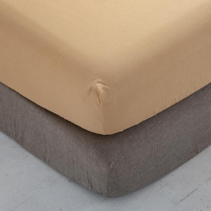 91家纺网 家纺一手货源 找家纺 贝拉梦 芦荟棉纯色单品床笠 米驼