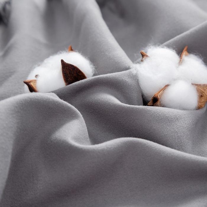 91家纺网 家纺一手货源 找家纺 贝拉梦 芦荟棉纯色单品床笠 银灰