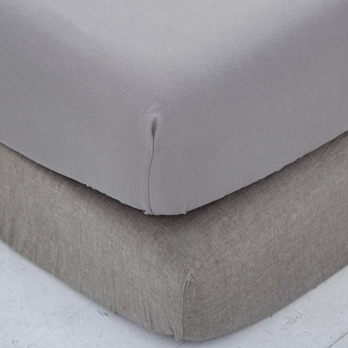 91家纺网 家纺一手货源 找家纺 贝拉梦 芦荟棉纯色单品床笠 银灰