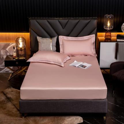 91家纺网 家纺一手货源 找家纺 凯磊家纺 2019新款高支高密.简约风长绒棉单床笠 爱丽丝-藕粉