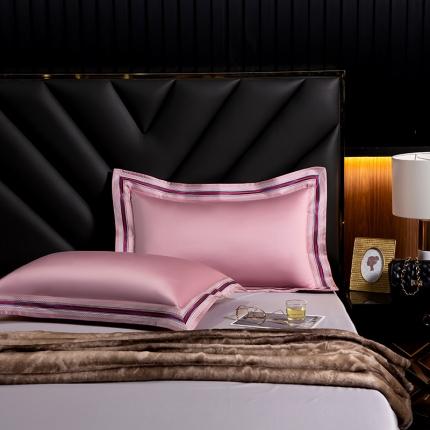 91家纺网 家纺一手货源 找家纺 （总）凯磊家纺 2019新款高支高密.简约风长绒棉枕套一对