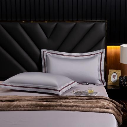 91家纺网 家纺一手货源 找家纺 （总）凯磊家纺 2019新款高支高密.简约风长绒棉枕套一对