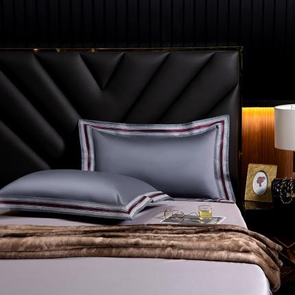 91家纺网 家纺一手货源 找家纺 （总）凯磊家纺 2019新款高支高密.简约风长绒棉枕套一对