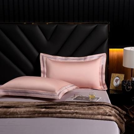 91家纺网 家纺一手货源 找家纺 （总）凯磊家纺 2019新款高支高密.简约风长绒棉枕套一对