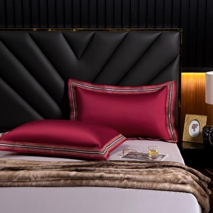 91家纺网 家纺一手货源 找家纺 （总）凯磊家纺 2019新款高支高密.简约风长绒棉枕套一对