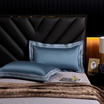 91家纺网 家纺一手货源 找家纺 （总）凯磊家纺 2019新款高支高密.简约风长绒棉枕套一对