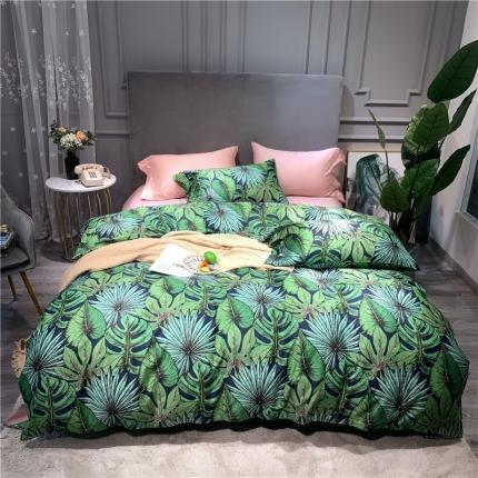 91家纺网 家纺一手货源 找家纺 优然居 2019新款长绒棉活性印花四件套 班琦