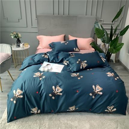 91家纺网 家纺一手货源 找家纺 （总）优然居 2019新款长绒棉活性印花四件套