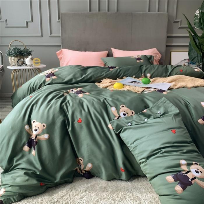 91家纺网 家纺一手货源 找家纺 （总）优然居 2019新款长绒棉活性印花四件套