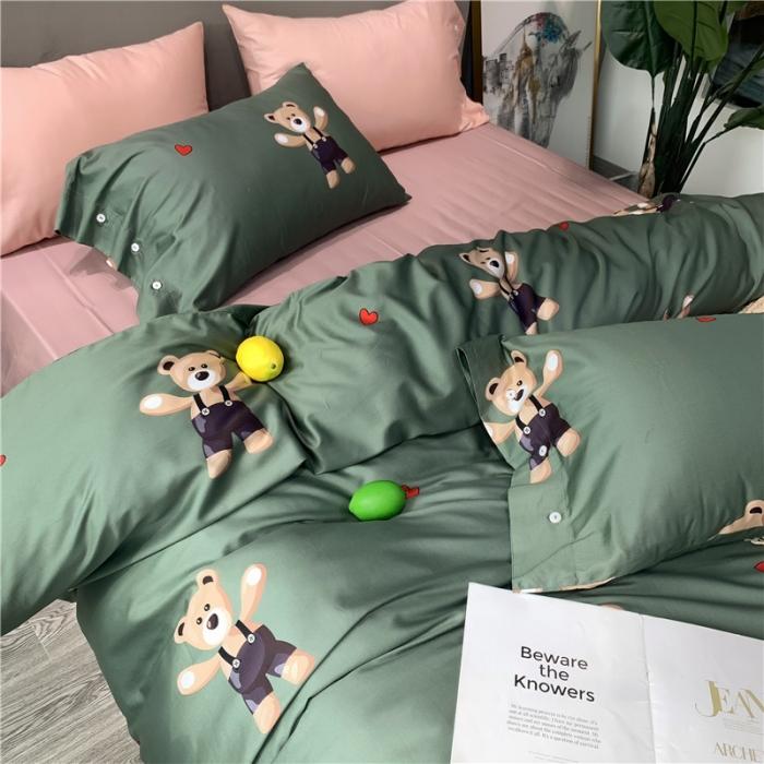 91家纺网 家纺一手货源 找家纺 （总）优然居 2019新款长绒棉活性印花四件套