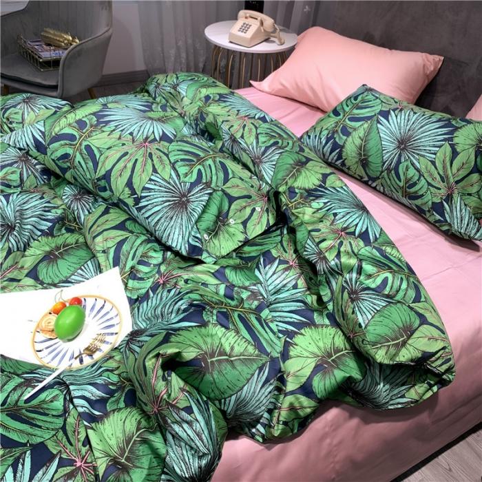 91家纺网 家纺一手货源 找家纺 优然居 2019新款长绒棉活性印花四件套 班琦