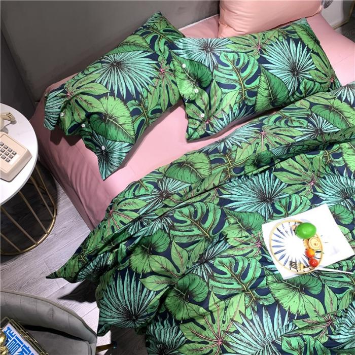 91家纺网 家纺一手货源 找家纺 优然居 2019新款长绒棉活性印花四件套 班琦