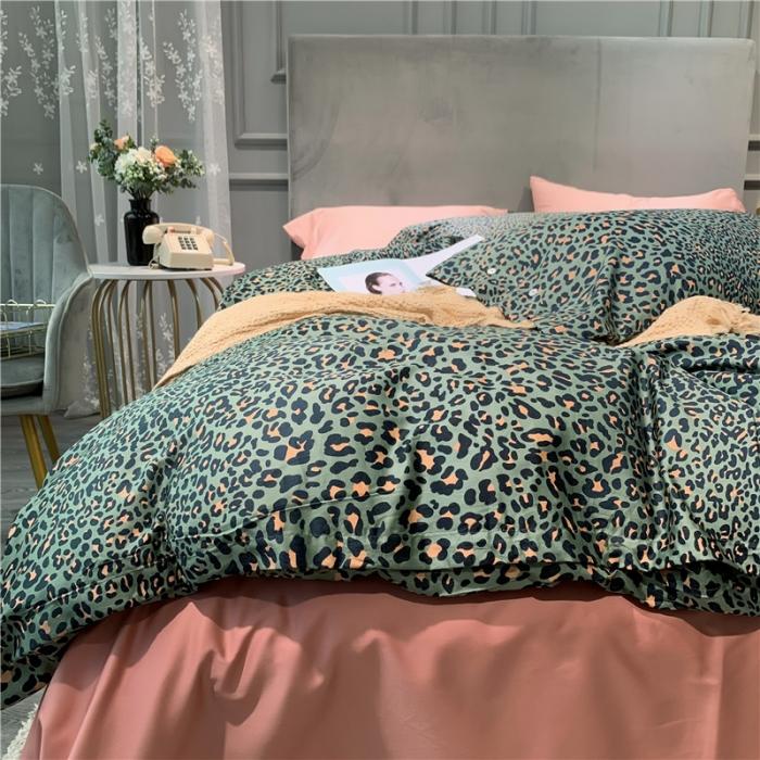 91家纺网 家纺一手货源 找家纺 优然居 2019新款长绒棉活性印花四件套 奇诺