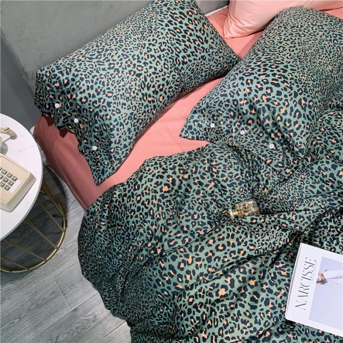 91家纺网 家纺一手货源 找家纺 优然居 2019新款长绒棉活性印花四件套 奇诺