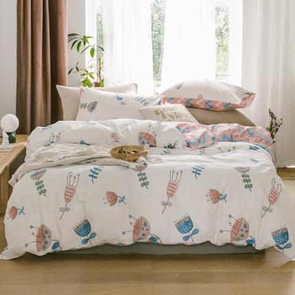 91家纺网 家纺一手货源 找家纺 （总）珺柔 2019新款13070全棉四件套