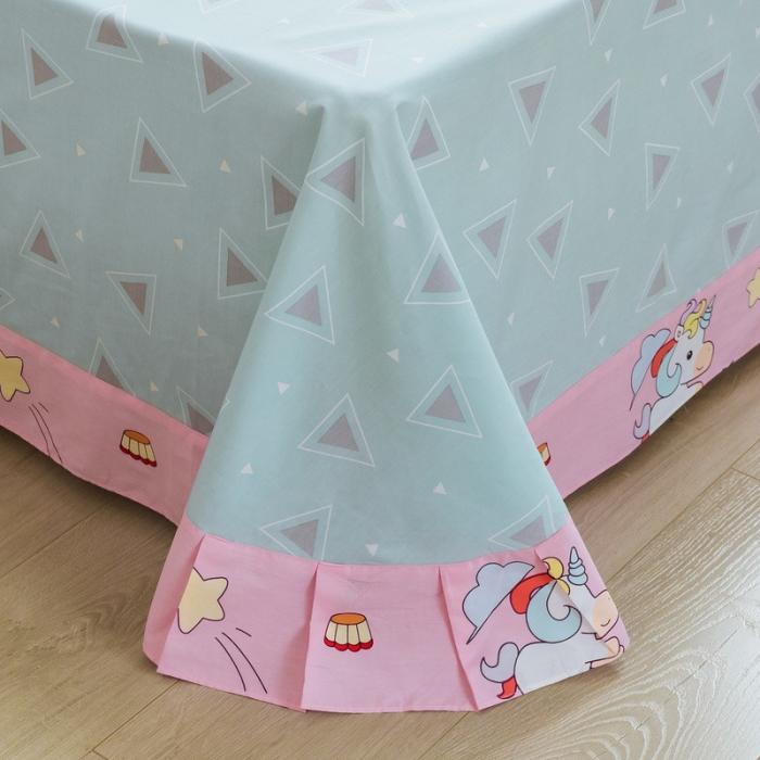 91家纺网 家纺一手货源 找家纺 由丽 臻棉全棉全棉四件套小中大“ 被套放预缩” 小飞马-粉