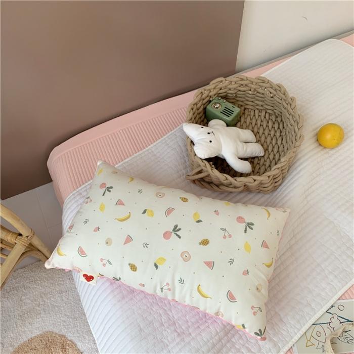 91家纺网 家纺一手货源 找家纺 星期八 2019新款ins双面豆豆安抚枕30*50cm水果派