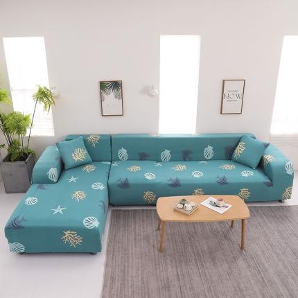 91家纺网 家纺一手货源 找家纺 爱妮灵蚊帐 2019新款弹力万能沙发套 海底世界