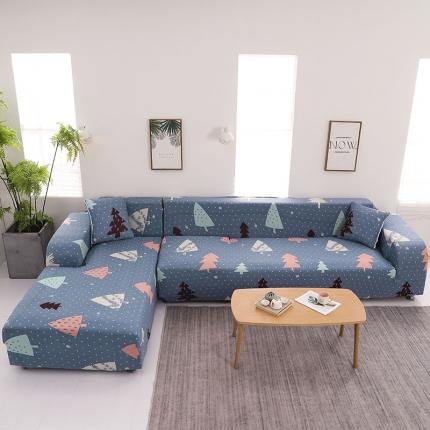 91家纺网 家纺一手货源 找家纺 爱妮灵蚊帐 2019新款弹力万能沙发套 松树林