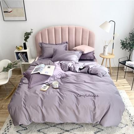 91家纺网 家纺一手货源 找家纺 （总）柚子家纺 2020新款100支贡缎澳棉绣花四件套实拍