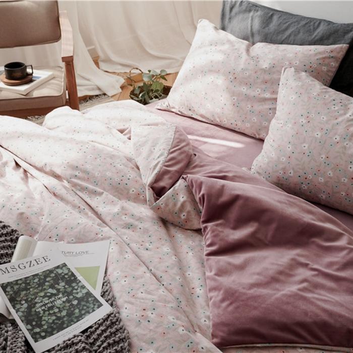 91家纺网 家纺一手货源 找家纺 （总）棉眠 2019新款棉加绒四件套