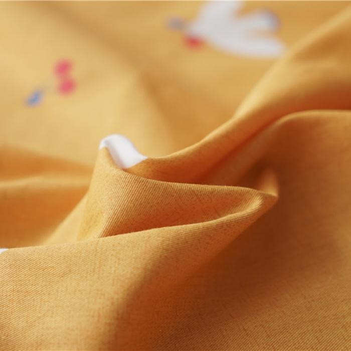 91家纺网 家纺一手货源 找家纺 棉眠 2019新款棉加绒四件套 小鸽子