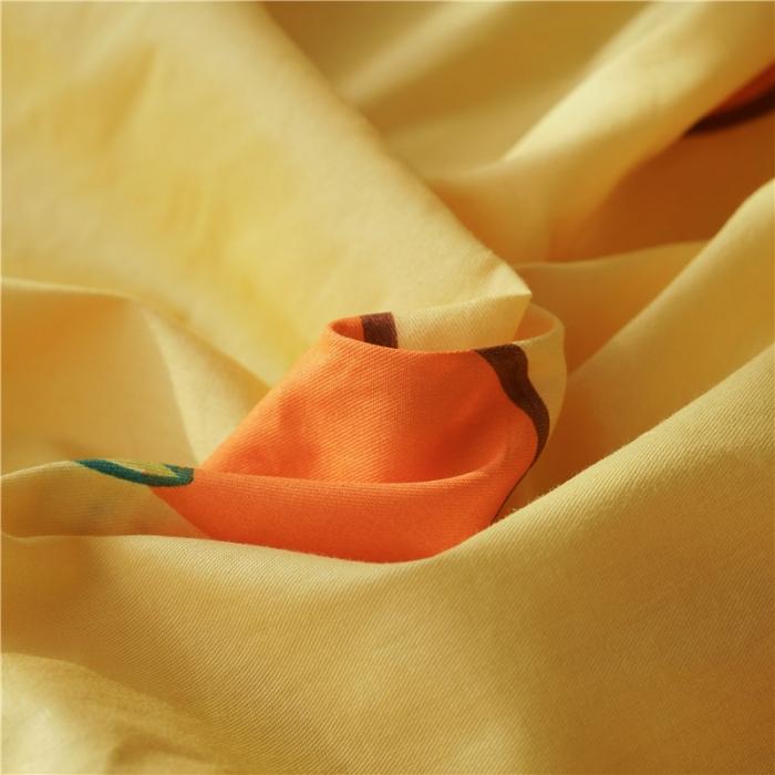 91家纺网 家纺一手货源 找家纺 棉眠 2019新款棉加绒四件套 小橘子