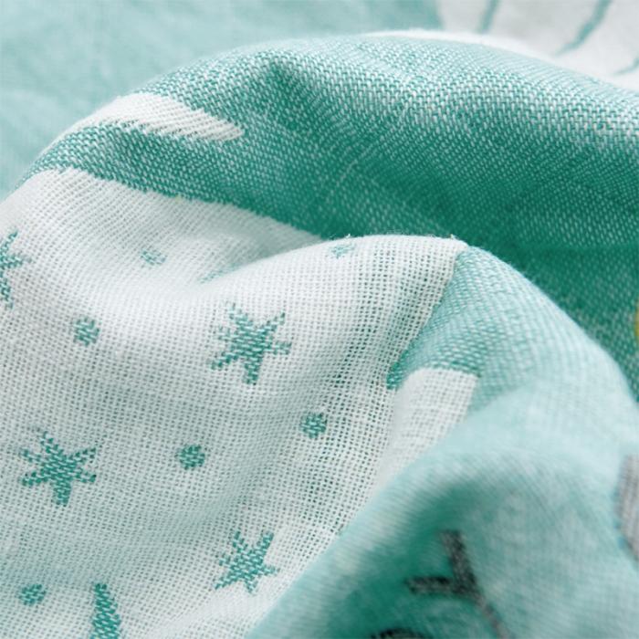 91家纺网 家纺一手货源 找家纺 混纺三层纱布非纯棉枕巾一对装比全棉成人情侣枕头巾儿童款枕巾 圣诞树-绿（一对）