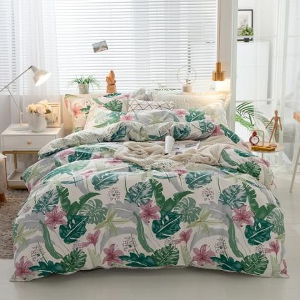 91家纺网 家纺一手货源 找家纺 （总）宝齐莱家纺 印花三件套四件套床单款