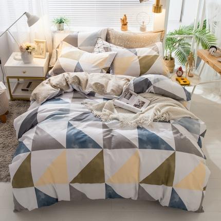 91家纺网 家纺一手货源 找家纺 （总）宝齐莱家纺 印花三件套四件套床单款