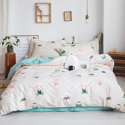 91家纺网 家纺一手货源 找家纺 （总）宝齐莱家纺 印花三件套四件套床单款