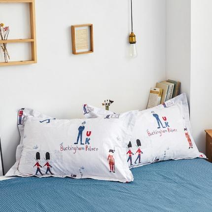 91家纺网 家纺一手货源 找家纺 宝齐莱家纺 单品印花枕套一只 骑士