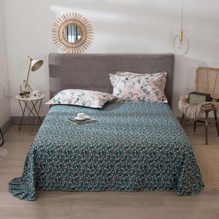 91家纺网 家纺一手货源 找家纺 宝齐莱家纺 单品印花床单 花之语B