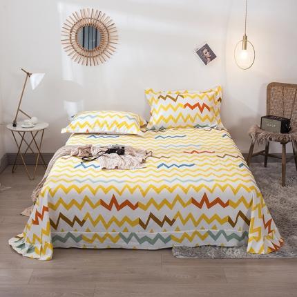 91家纺网 家纺一手货源 找家纺 宝齐莱家纺 单品印花床单 五彩缤纷