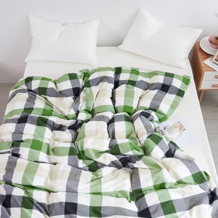 91家纺网 家纺一手货源 找家纺 MRPIG全尺寸定制水洗棉床单三件套纯棉单双人被套+一对枕套