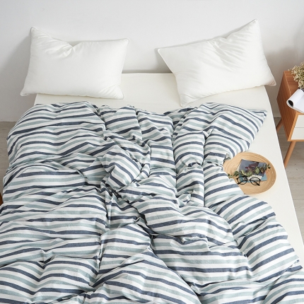 91家纺网 家纺一手货源 找家纺 MRPIG全尺寸定制水洗棉床单三件套纯棉单双人被套+一对枕套