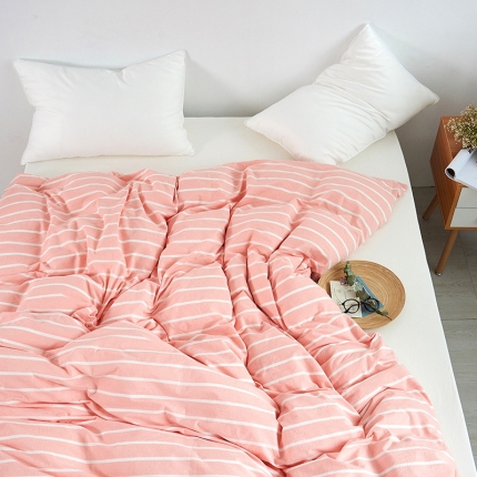 91家纺网 家纺一手货源 找家纺 MRPIG全尺寸定制水洗棉床单三件套纯棉单双人被套+一对枕套