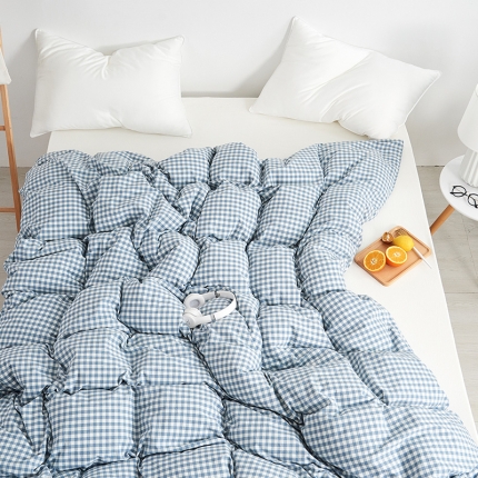 91家纺网 家纺一手货源 找家纺 MRPIG全尺寸定制水洗棉床单三件套纯棉单双人被套+一对枕套