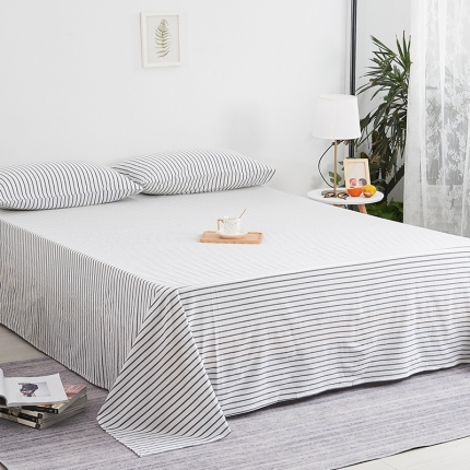 91家纺网 家纺一手货源 找家纺 MRPIG全尺寸定制水洗棉床单单件纯棉学生床罩单双人全棉被单