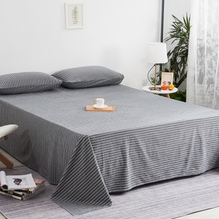 91家纺网 家纺一手货源 找家纺 MRPIG全尺寸定制水洗棉床单单件纯棉学生床罩单双人全棉被单