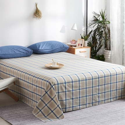 91家纺网 家纺一手货源 找家纺 MRPIG全尺寸定制水洗棉床单单件纯棉学生床罩单双人全棉被单