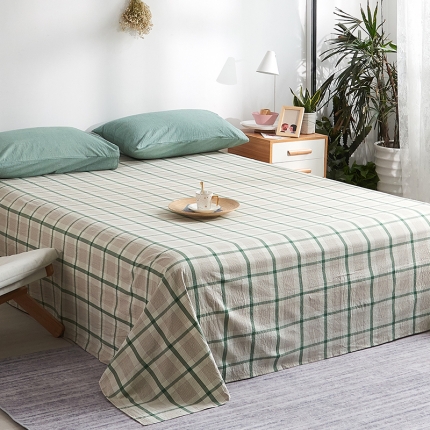 91家纺网 家纺一手货源 找家纺 MRPIG全尺寸定制水洗棉床单单件纯棉学生床罩单双人全棉被单