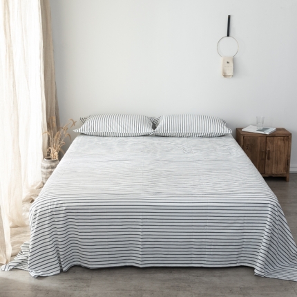 91家纺网 家纺一手货源 找家纺 MRPIG全尺寸定制水洗棉床单三件套纯棉单双人被套+一对枕套