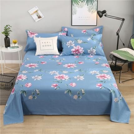 91家纺网 家纺一手货源 找家纺 圣锦 全棉单床单繁花似锦