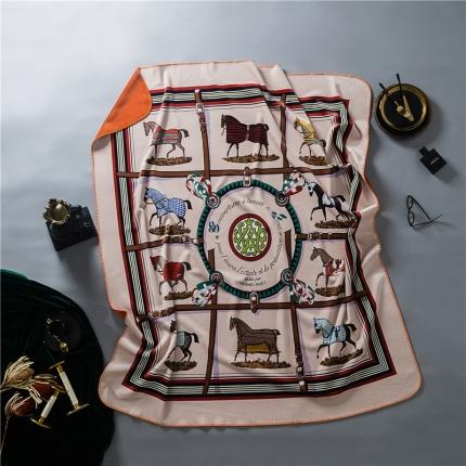 锦狐绒潮牌超柔毛毯一条定制高端礼品毛毯法莱绒珊瑚绒毯来图定制