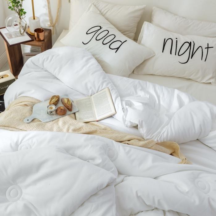 91家纺网 家纺一手货源 找家纺 窝米 2019新品圈圈被 白色