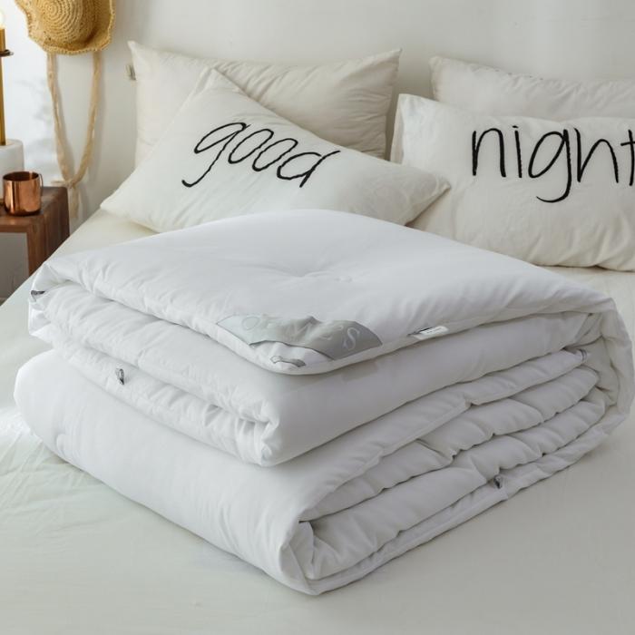 91家纺网 家纺一手货源 找家纺 窝米 2019新品圈圈被 白色