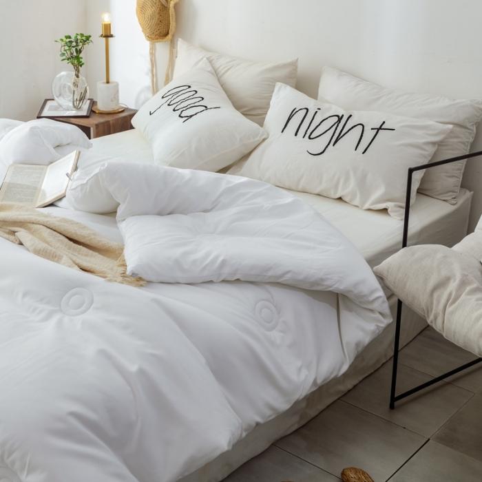 91家纺网 家纺一手货源 找家纺 窝米 2019新品圈圈被 白色