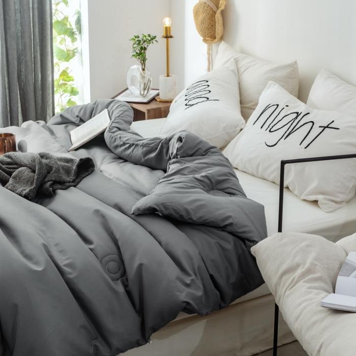 91家纺网 家纺一手货源 找家纺 窝米 2019新品圈圈被 灰色